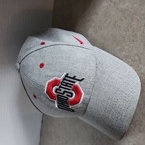 Ohio State University Hat - Grey and Red